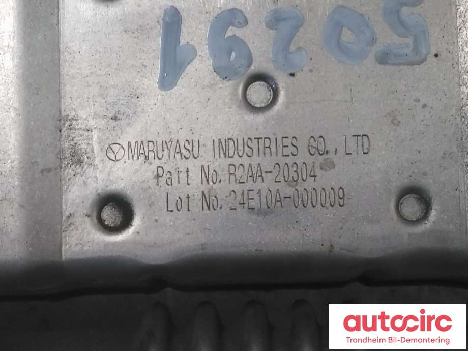 EGR-kjøler til Mazda 6 2010-2013 (Type II, Fase 2)  (MARUYASU INDUSTRIES|R2AA20304|R2AA2031XC|)
