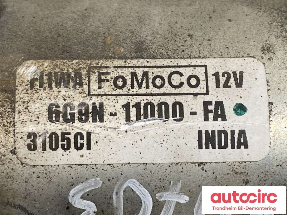 Starter diesel til Ford Kuga 2013-2019  (1376305|6G9N-11000-FA|)