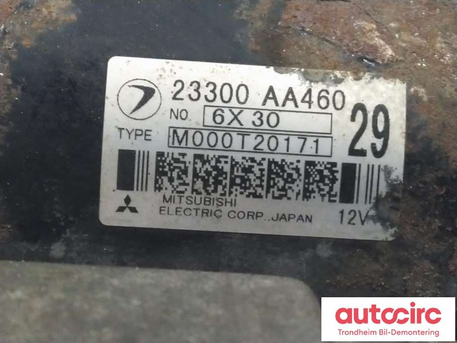 Starter til Subaru Forester 2005-2008 (Type II, Fase 2) (...|23300AA460|M000T20171|)