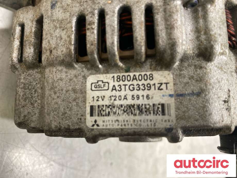 Dynamo diesel til Mitsubishi L200 2006-2015 (Type IV)  (..|1800A008|A3TG3391ZT|)