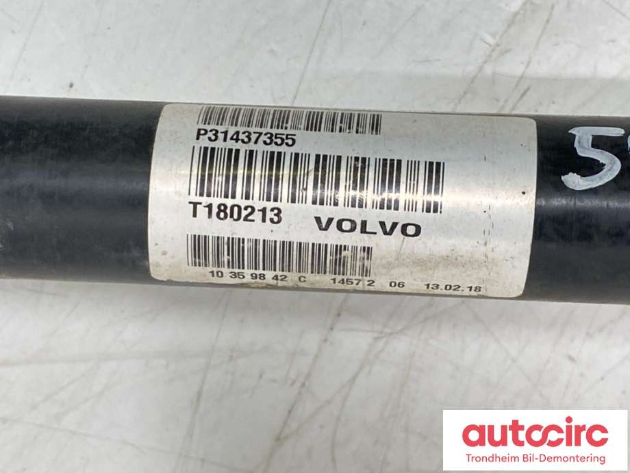 Drivaksel høyre bak, hybrid til Volvo V90 / V90 CC / S90 2016-->>  (36011498|)