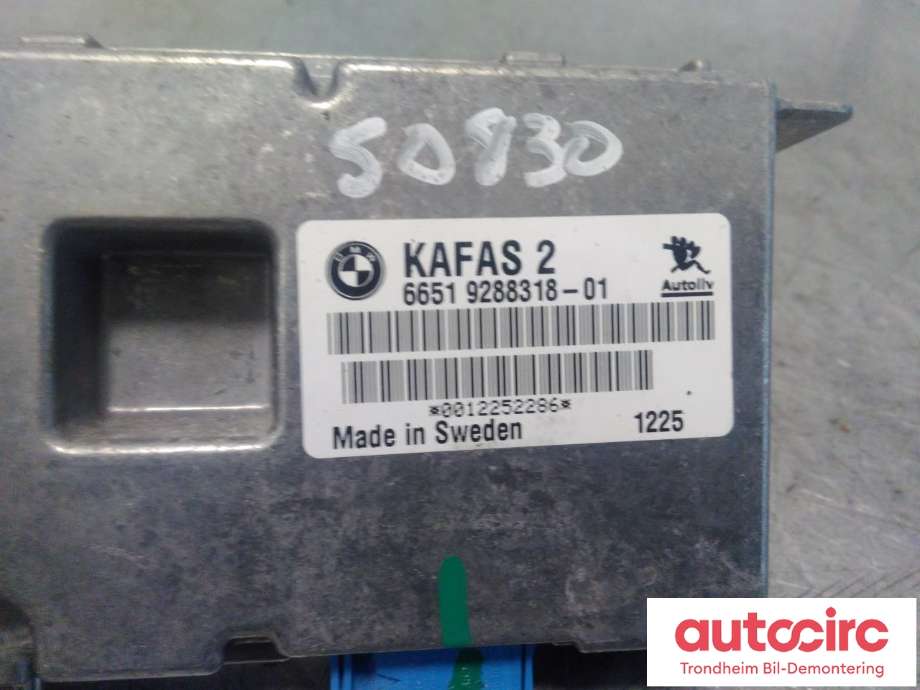 Styreenhet diverse til BMW 3-Serie 2012-2018 (F30/F31/F34) (F30/F31/F34) (...|66519288318|66 51 9 307 421|9307421)