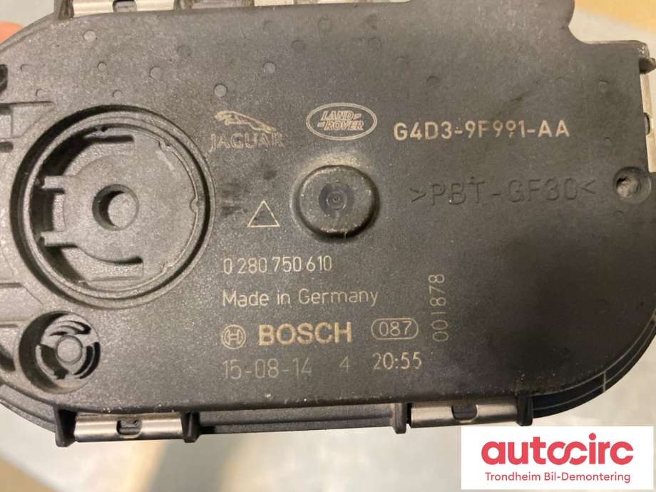 Spjeldhus til Jaguar XE 2015-->>  (BOSCH|AJ813373|G4D39F991AA|JDE40524| M4D39F991AA| 0290750610)
