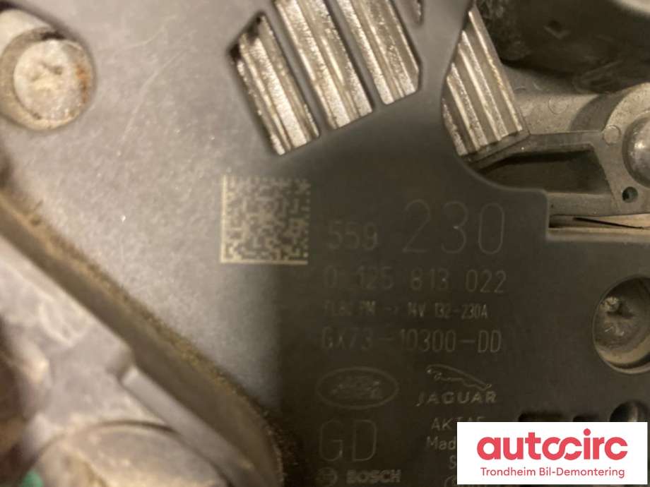 Dynamo diesel til Jaguar XE 2015-->> (BOSCH|T2H3785|GX7310300DD|GX73.10300-DD| T2H34202| GX7310300DF| 0125813022)