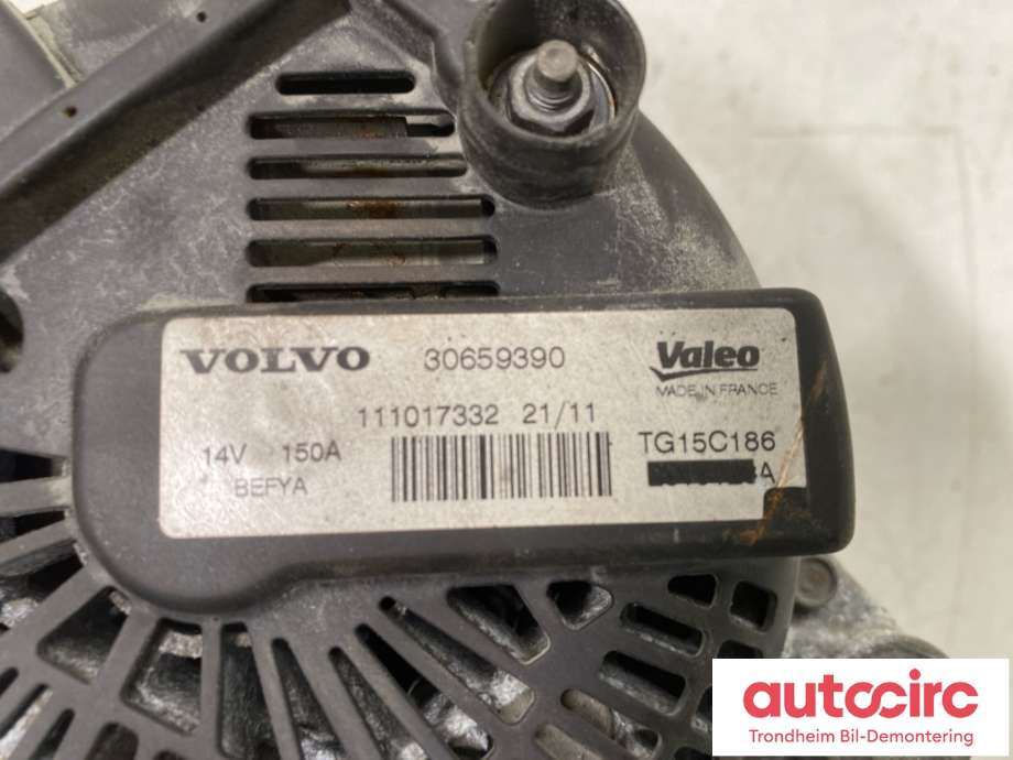 Dynamo diesel til Volvo V50 2007-2012 (Fase 2)  (VALEO|36012505|30659390|)