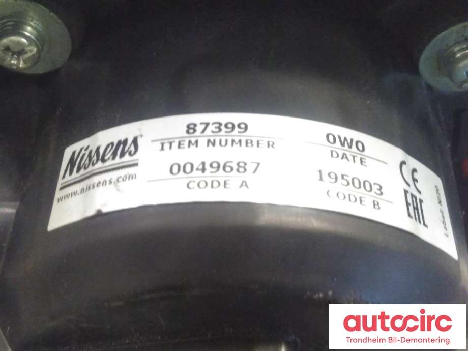 Varmeapparat motor til Citroën DS4 2011-2017 (NISSENS|6441CZ|87399|)