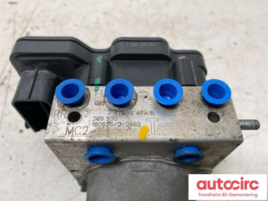 ABS sentral til Nissan E-NV200 2014-->> (BOSCH|47660-4FA1B|47660-4FA2A|476604FA2A| 476604FA1B| 0265243141| 0265956531)