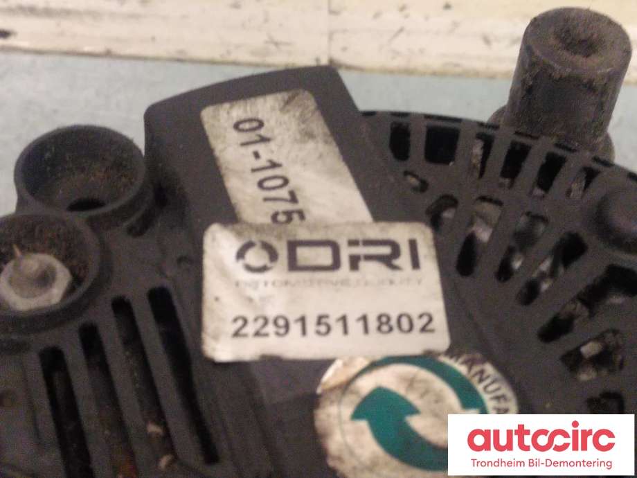 Dynamo diesel til Peugeot Expert 2007-2016 (Type II)  (VALEO|9803750980|5702J4|1606856980| 1609016080| 1648236080)