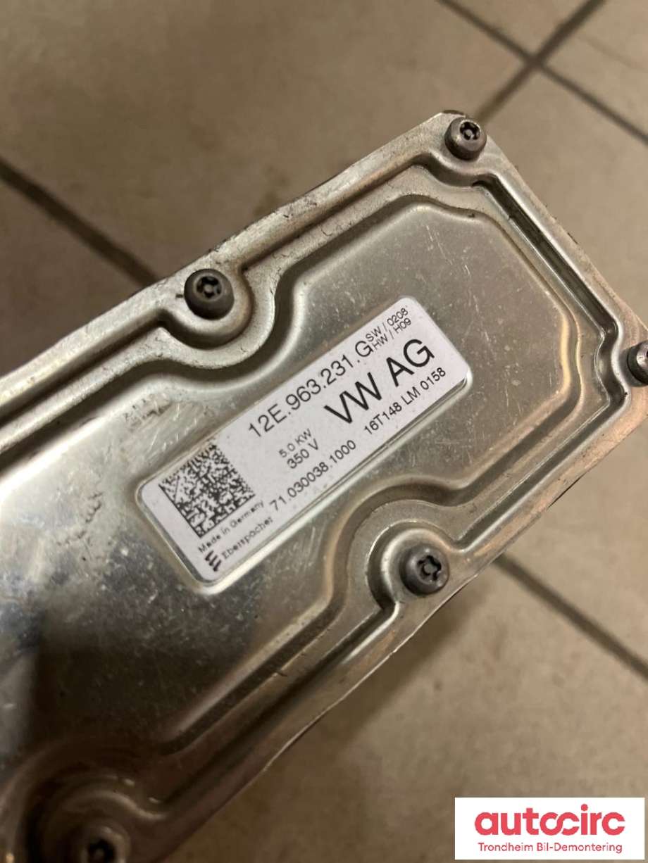 Varmeapparat PTC-heater til VW Golf VII 2017-2020 (Fase 2)  (EBERSPACHER|5Q0819565C|12E 963 231 G|)