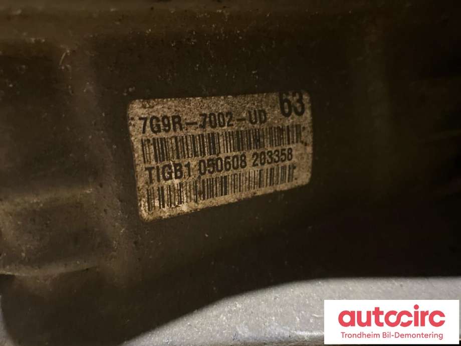 Girkasse manuell 6-trinn til Ford S-Max 2006-2010 (Type I, Fase 1)  (MMT6|1729458|AG9R-7002-UCE|)
