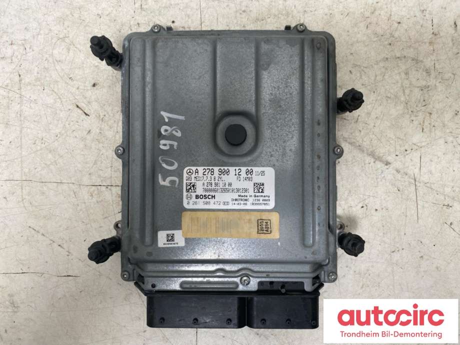 Styreenhet motor til Mercedes S-Klasse, 2013-2020 (W222) (W222) (BOSCH|A2789001200)