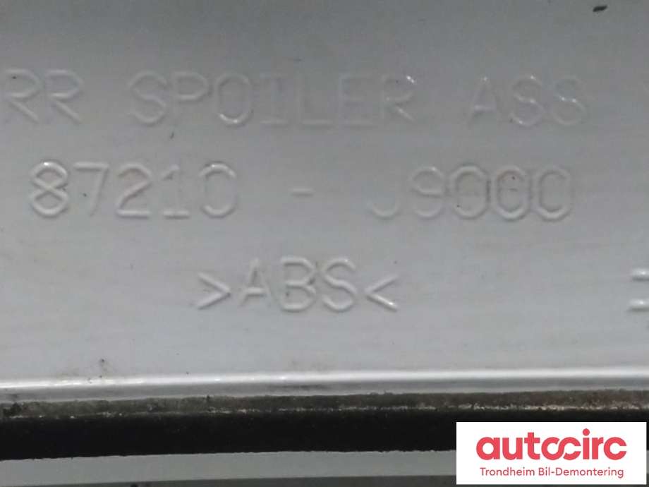 Spoiler bakluke til Hyundai Kona 2017-2021 (Type I, Fase 1) (HYUNDAI|87210-J9000|87210J9000|)