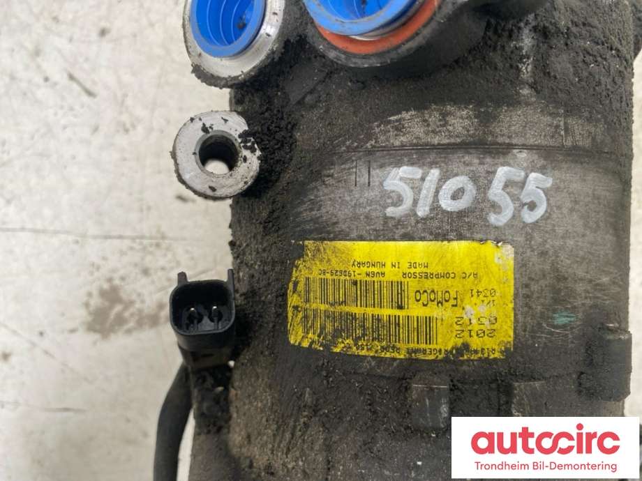 Aircondition kompressor til Ford S-Max 2010-2015 (Type I, Fase 2)  (FOMOCO|1852378|AV61-19D629-DC|)