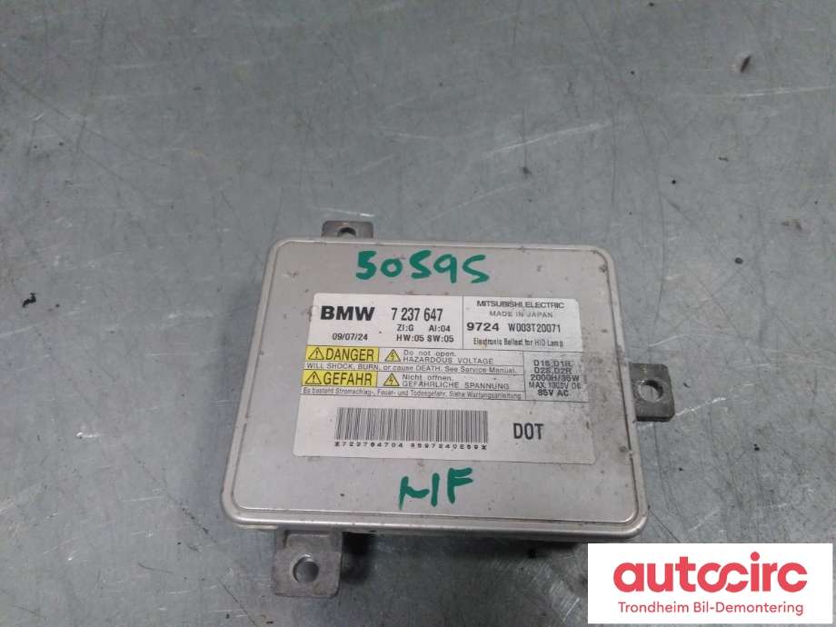 Styreenhet xenon/ballast til BMW 3-Serie 2005-2011 (E90/E91/E92/E93) (E90/E91/E92/E93) (MITSUBISHI ELECTRIC|7237647|7318327|63117318327)