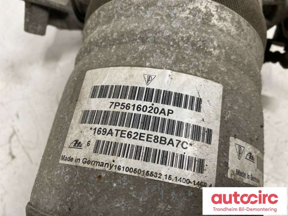 Fjær bak nivå luftpute/belg til Porsche Cayenne 2010-2017 (92A) (92A) (HØYRE|95835802050|95835802051|7P5.616.504.AF)