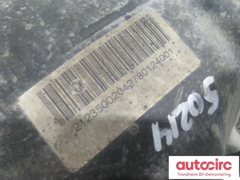 Kardang klokke bak til Mercedes E-Klasse 2009-2013 (Fase 1) (W212) (W212) (ZF|A2043500414|)