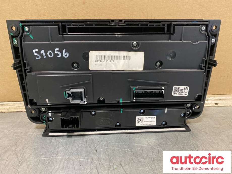 Varmeapparat betjening til Land Rover Discovery Sport 2015-2019 (Fase 1)  (..|GK72-14C533-MA|LR084391|LR106309| GK7214C533MA| GK7214C533MB)