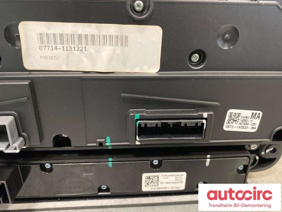 Varmeapparat betjening til Land Rover Discovery Sport 2015-2019 (Fase 1)  (..|GK72-14C533-MA|LR084391|LR106309| GK7214C533MA| GK7214C533MB)
