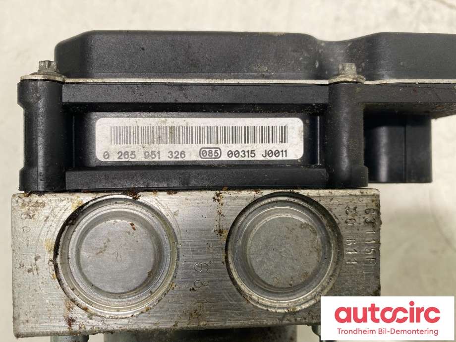 ABS sentral til Peugeot 3008 2009-2016 (Type I)  (BOSH|9666930880|1607510480|4541QH|4541QG)
