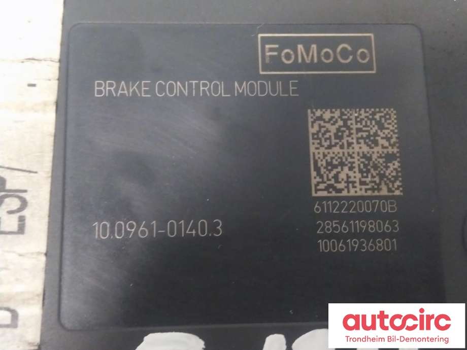 ABS sentral til Ford Focus 2011-2014 (Type III, Fase 1)  (ATE|BV61-2C405-AF|BV61-2C405-BJ|1847182)