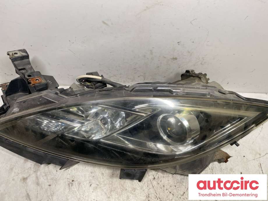 Frontlykt venstre halogen til Mazda 6 2008-2010 (Type II, Fase 1) (..|GS1F-51-0L0J|)