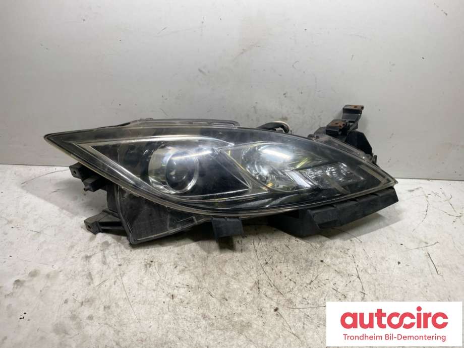 Frontlykt høyre halogen til Mazda 6, 2008-2010 (Type II, Fase 1) (..|GS1F510K0J)
