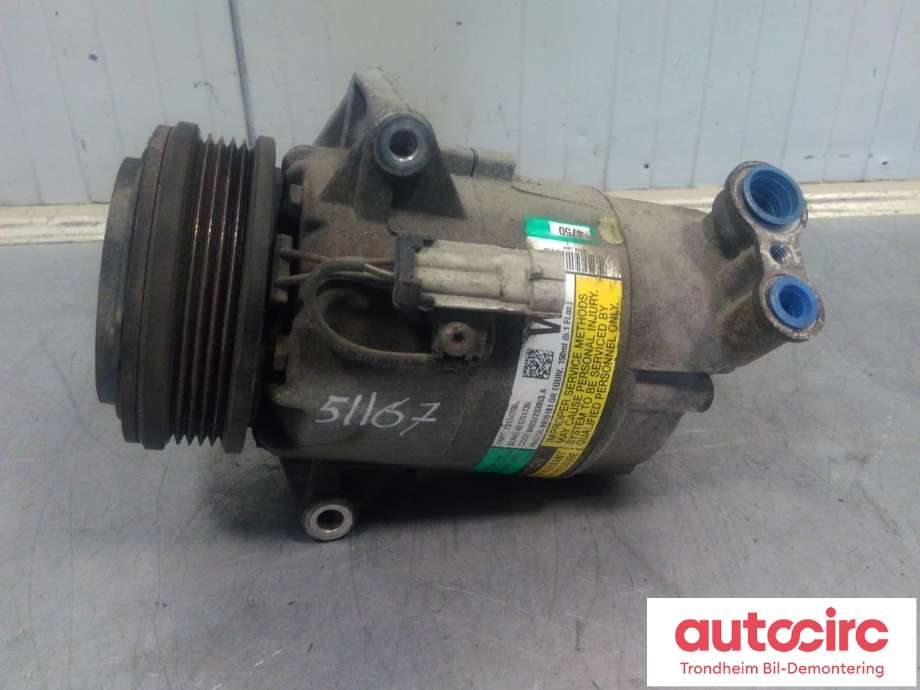 Aircondition kompressor til Opel Astra H, 2004-2009  (DELPHI|13124750)
