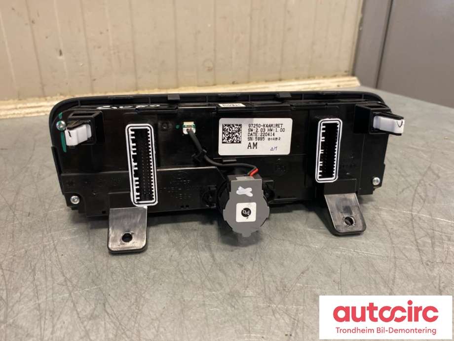 Varmeapparat betjening til Hyundai Kona 2021-2023 (Type I, Fase 2)  (HYUNDAI|97250-K4AM1-RET|97250K4AM1RET|)