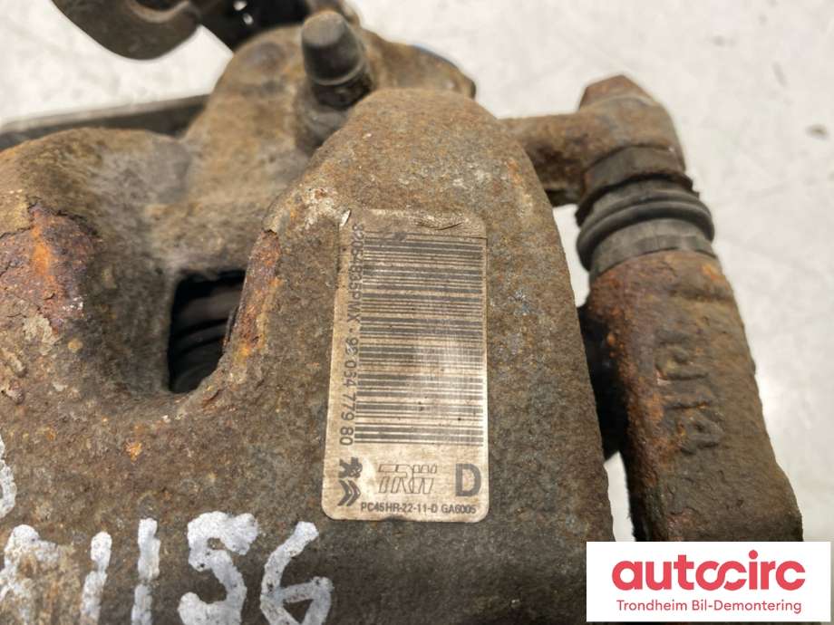 Bremsecaliper høyre bak til Peugeot Traveller 2017-->>  (1617937680|1651761880|)
