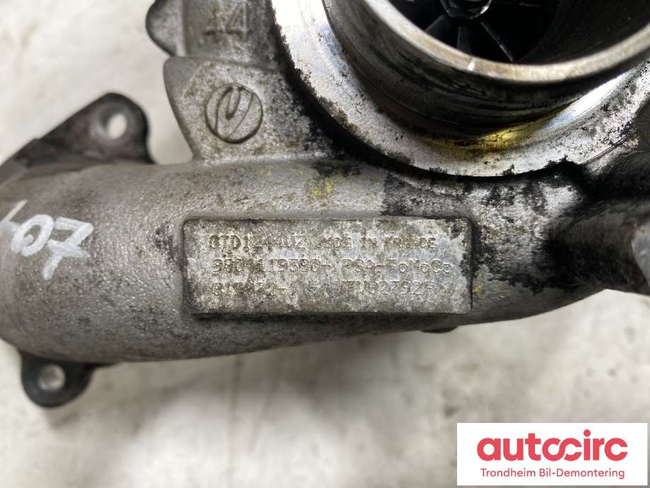 Turbo til Ford Transit Courier 2014-2018 (Type I, Fase 1)  (HONEYWELL|1870257|FM5Q-6K682-AA|)