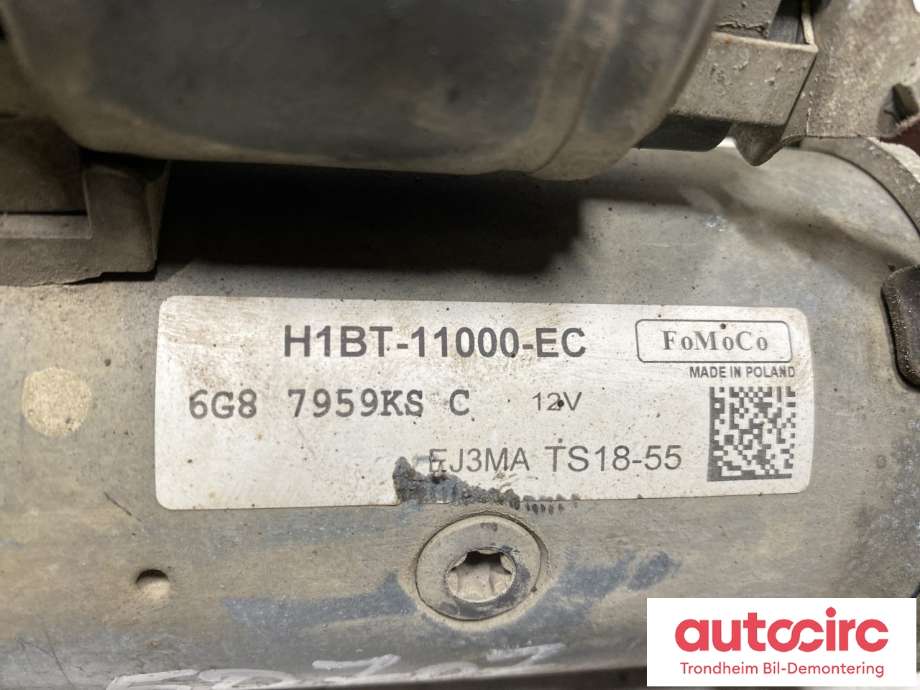 Starter diesel til Ford Transit Courier 2014-2018 (Type I, Fase 1) (2146849|H1BT-11000-EC|)