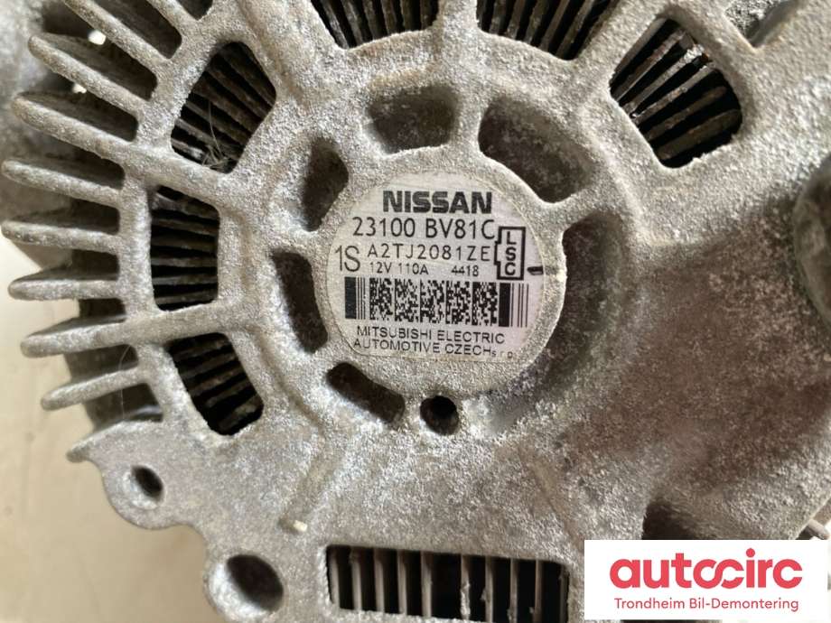 Dynamo til Nissan Juke 2014-2018 (Fase 2) (23100BV81C|)