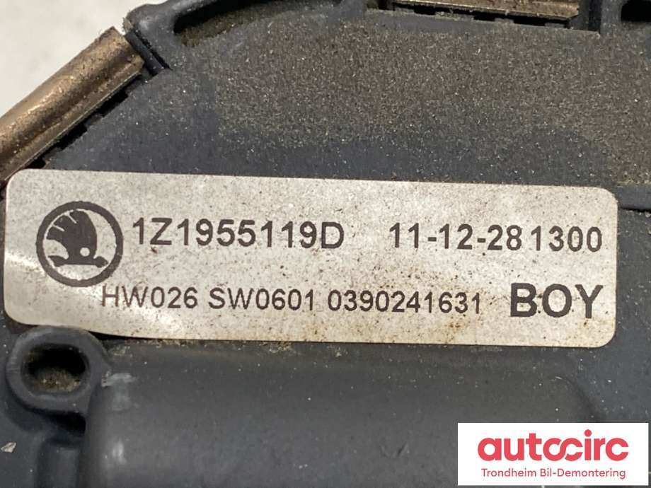 Viskermotor frontrute til Škoda Octavia 2009-2013 (Type II, Fase 2)  (..|1Z1955119D|)