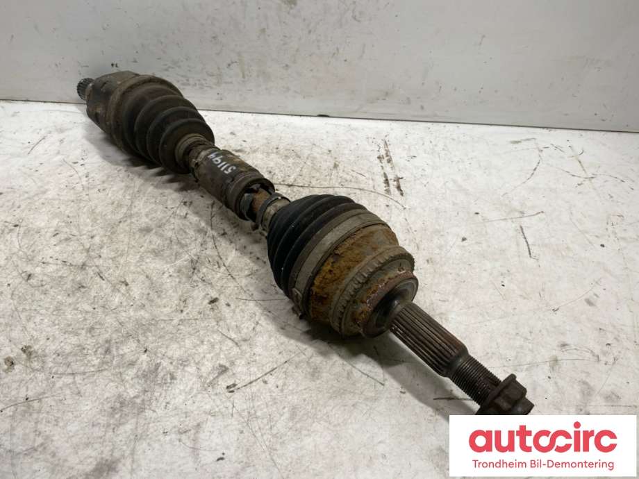 Drivaksel venstre foran, diesel/manuell til Toyota Avensis 2003-2008 (Type II)  (4342005380|)
