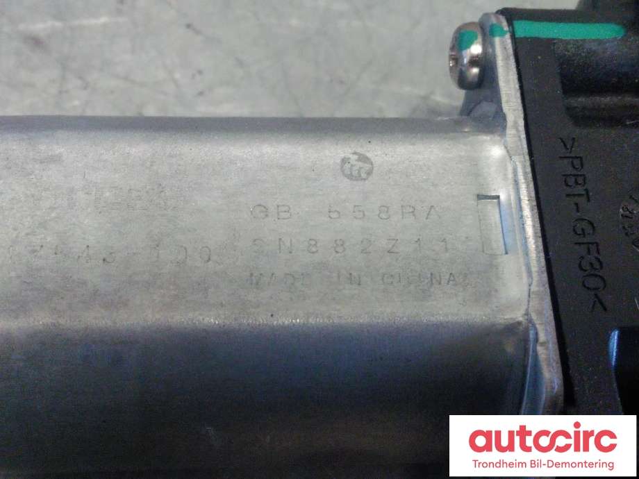 Ruteheis, kun motor, høyre bak til Volvo V40 2012-2019  (BROSE|31378401|968740-101|A2469063100)