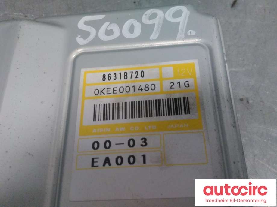Styreenhet girkasse til Mitsubishi L200 2019-->> (Type V, Fase 2) (...|8631B720|)