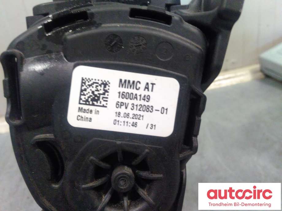 Pedal gass til Mitsubishi L200 2019-->> (Type V, Fase 2) (...|1600A149|6PV 312083-01|)
