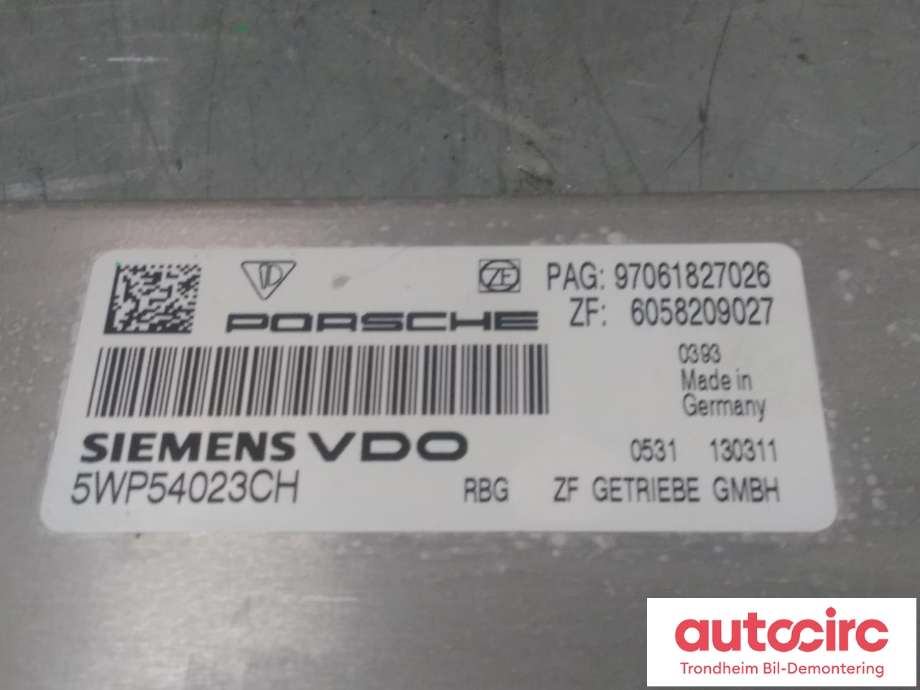 Styreenhet girkasse til Porsche Panamera 2009-2017 (Type I) (970) (970) (SIEMENS VDO|97061827026|97061827035|6058209027)