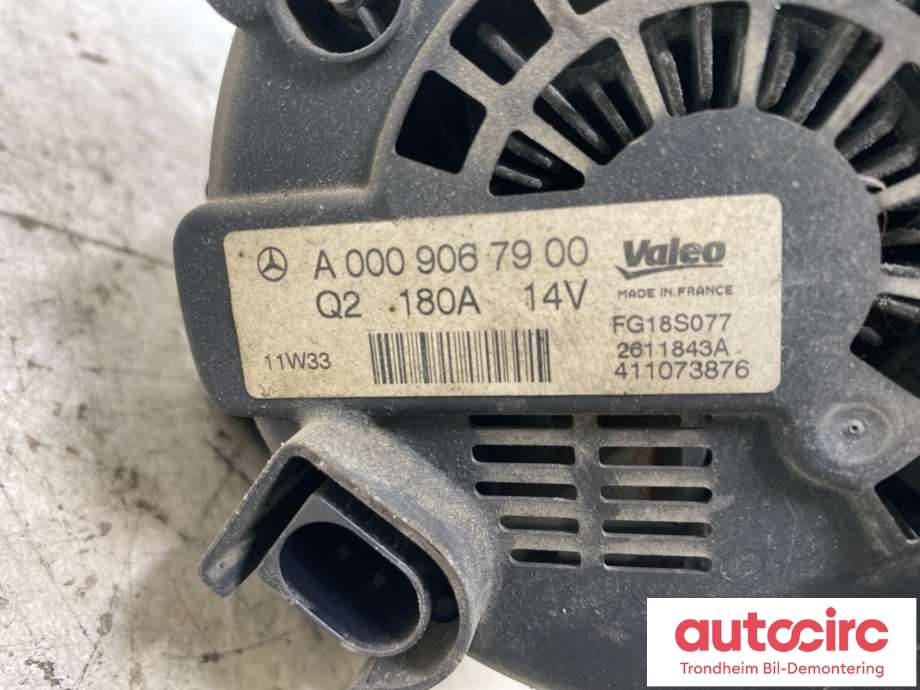 Dynamo diesel til Mercedes C-Klasse 2011-2014 (Fase 2) (W204) (W204) (..|A 000 906 79 00|A 000 906 79 00 80|)