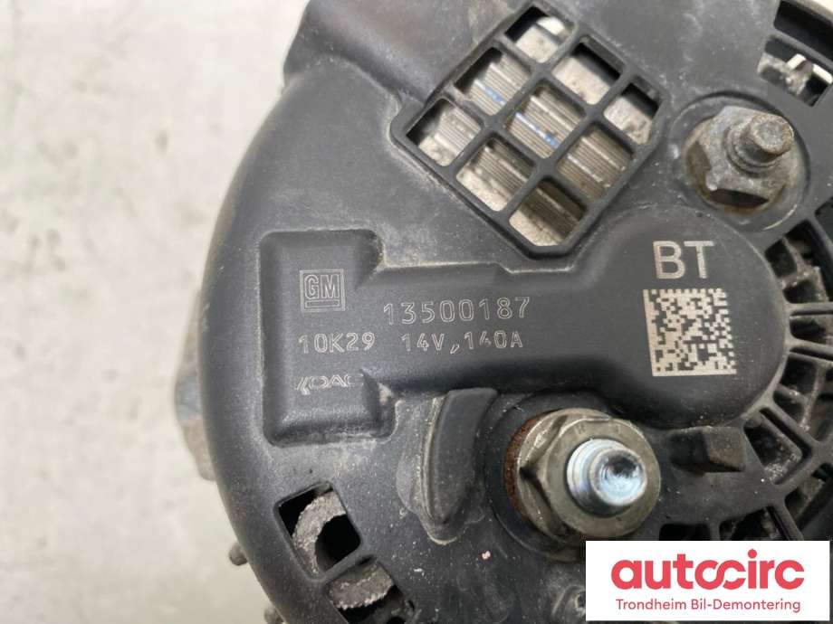 Dynamo diesel til Opel Astra J 2010-2015  (..|13579675|1680418880|95515958| 13500187)