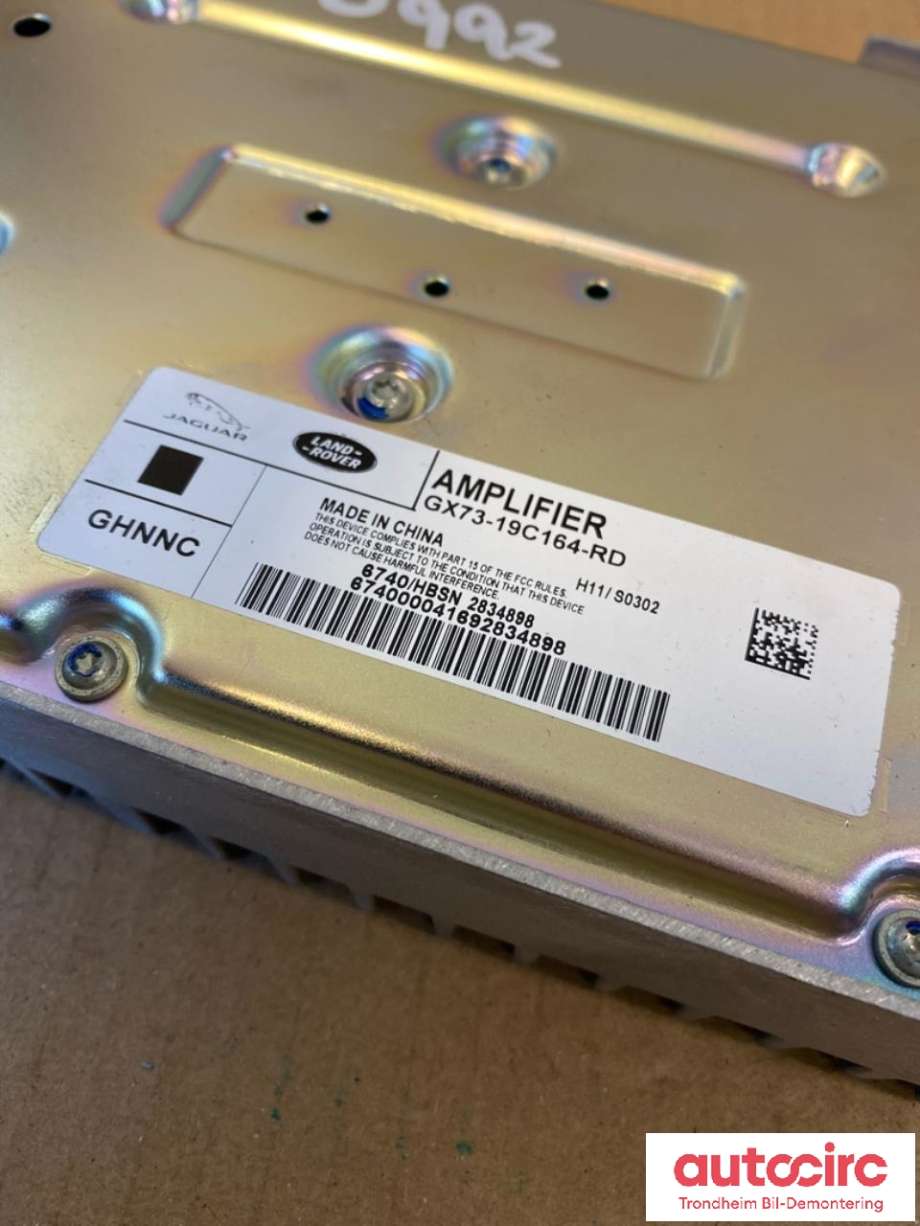 Bilstereo forsterker til Jaguar XE 2015-->> (...|GX7319C164RD|)