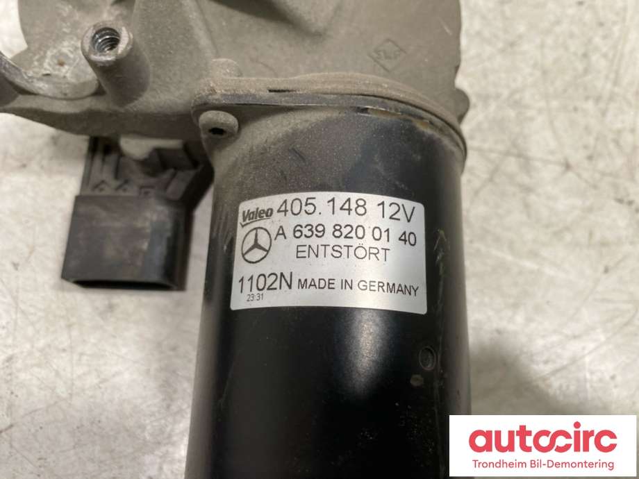 Viskermotor frontrute til Mercedes Vito/Viano 2010-2014 (Fase 2) (W639) (W639) (VALEO|A6398200140|)
