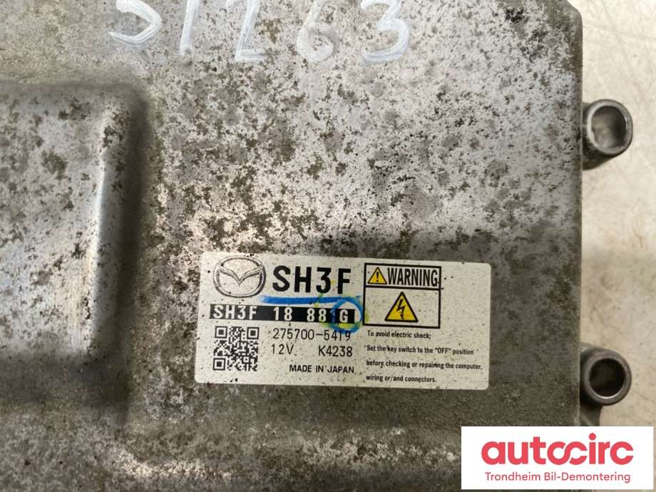 Styreenhet motor til Mazda CX-5 2012-2017 (Type I)  (SH3F18881G|275700-5419|)
