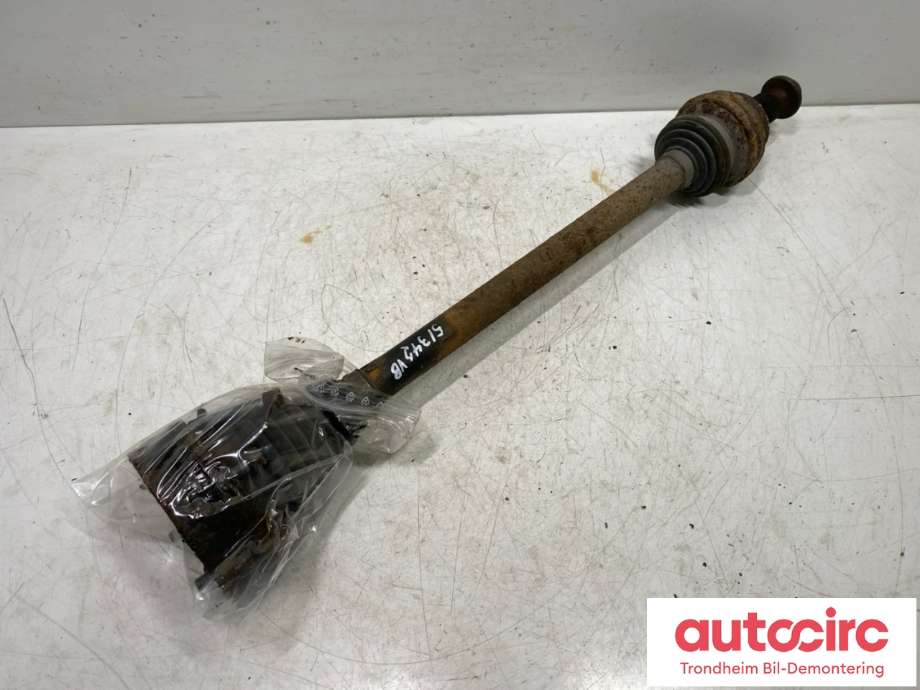 Drivaksel venstre bak, diesel/manuell til VW Golf VI 2008-2012  (1K0501203F|1K0501203FX|)