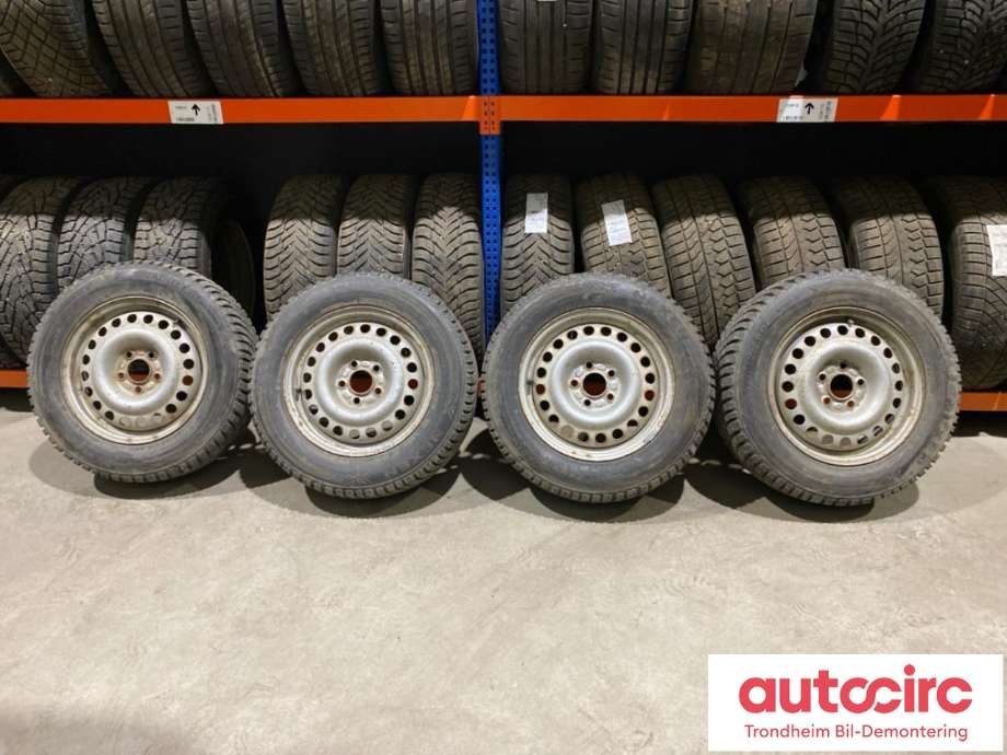 Hjulsett stål vinter til Ford Transit Connect 2003-2009 (Type I, Fase 1) (15 TOMMER|195/65R15|PROD: 2722|9 MM)