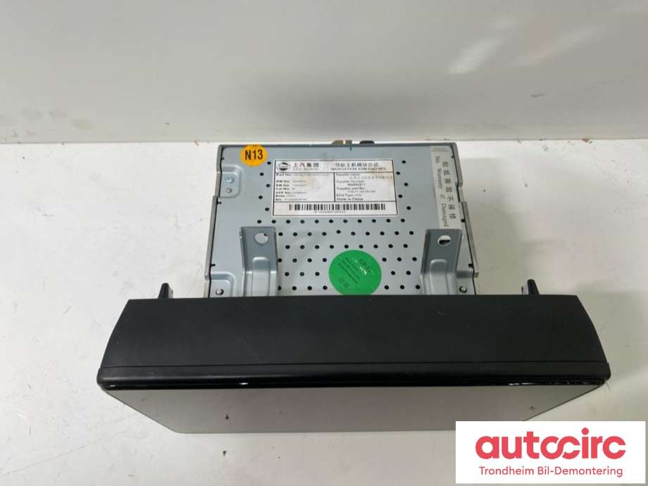 Bilstereo navigasjon til MG ZS EV 2019-2021 (Type I, Fase 1)  (LES INFO|11261428|11261428/01|)