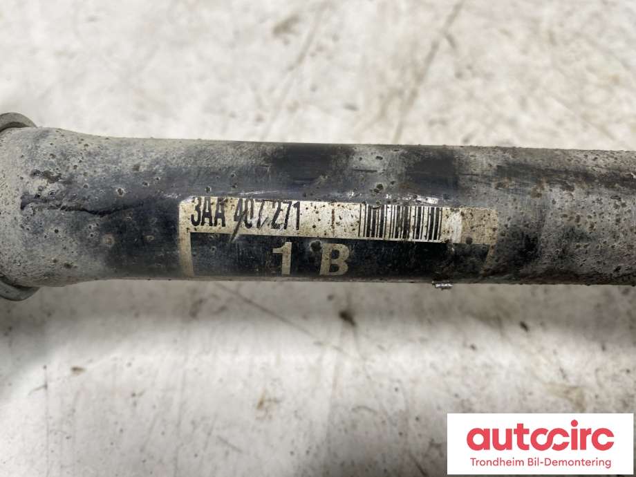 Drivaksel venstre foran, diesel/manuell til VW Caddy 2015-2020 (Type III, Fase 3)  (3AA407271|3AA407451X|)