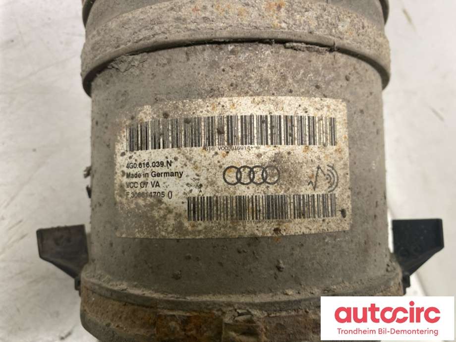 Fjær foran nivå luftpute/belg til Audi A7 2010-2014 (Type I, Fase 1)  (4G0616039AK|4G0616039AP|)