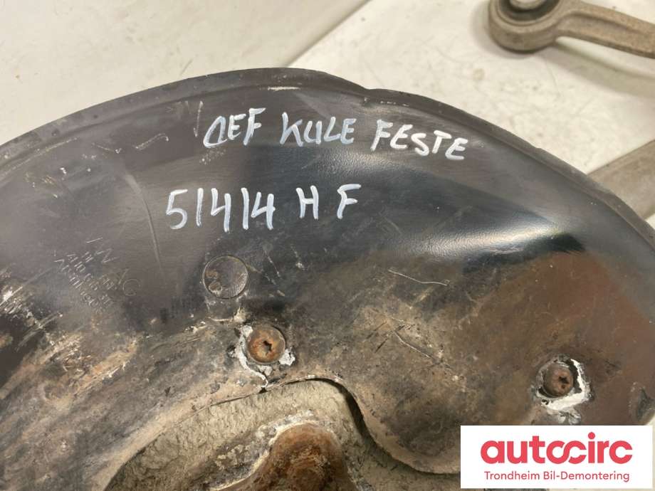 Hjulspindel høyre foran til Audi A7 2010-2014 (Type I, Fase 1)  (COBAPRESS|4G0407254B|)