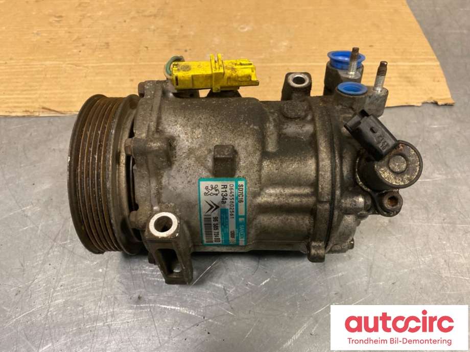 Aircondition kompressor til Peugeot 407 2004-2010  (SANDEN|9656572480|SD7C161300F|6453RC| 648780)